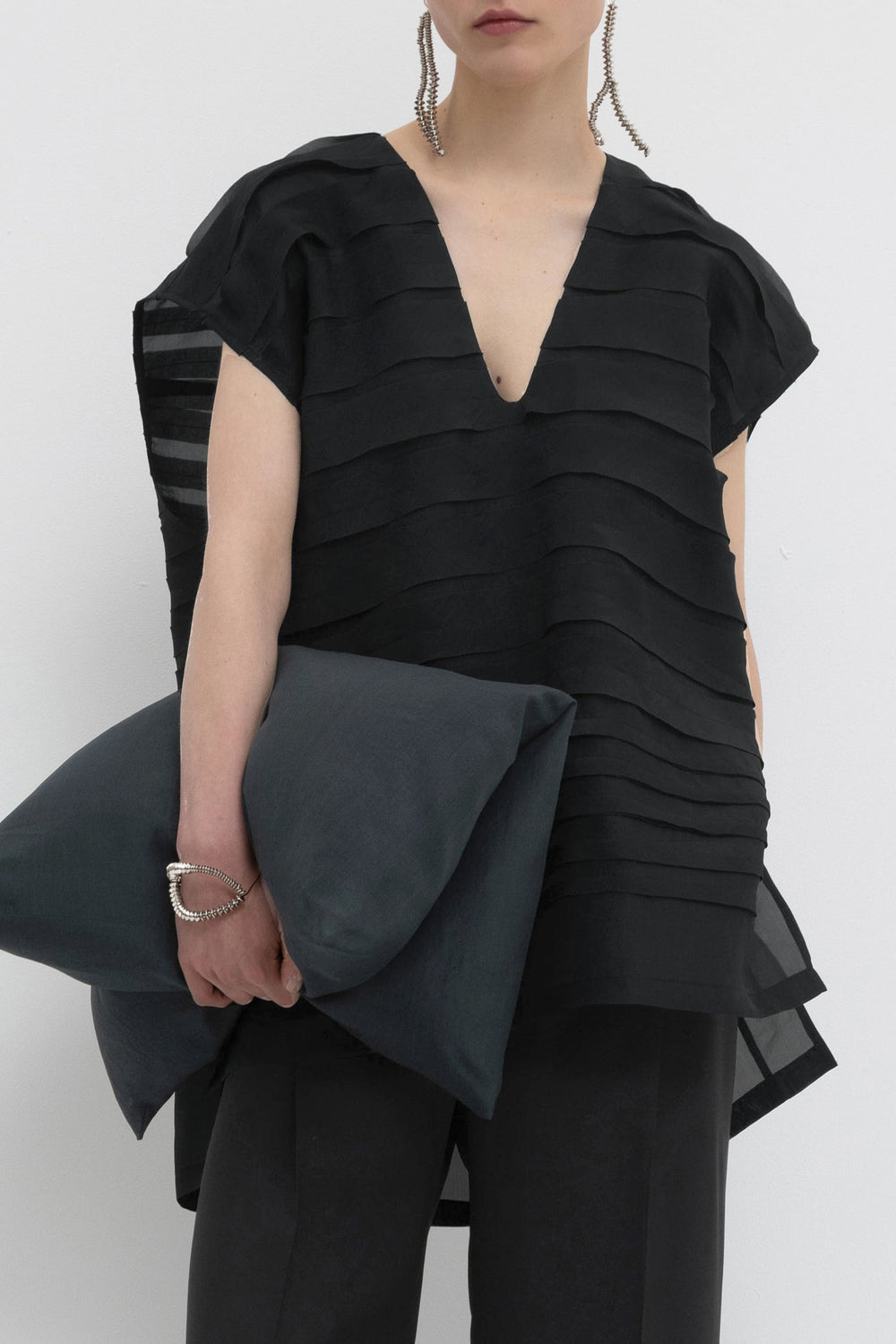 Tiruso Silk Organza Top
